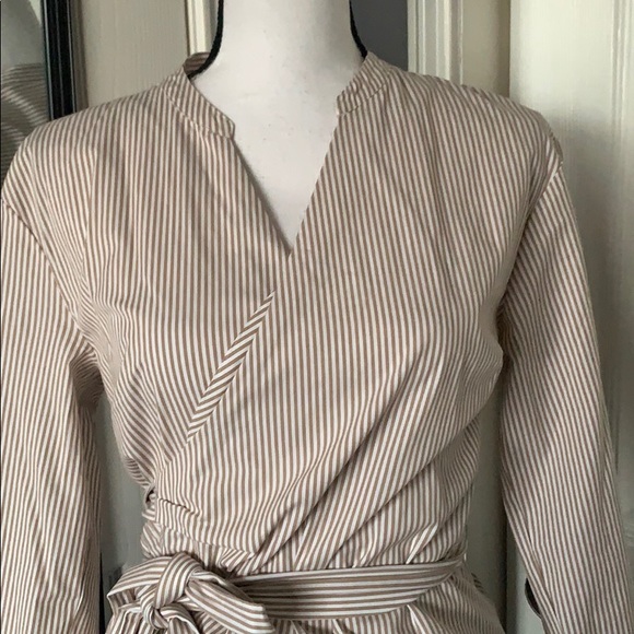 J.Crew striped wrap blouse - Picture 9 of 13